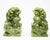 Jade Chinese Carved Jade Stone Guardian Lion Figurines - a Pair For Sale - Image 8 of 13