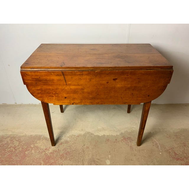 Late 18th Century Late 18th Century Federal Cherry Pembroke Table For Sale - Image 5 of 13