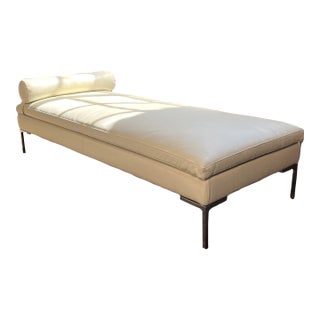 B&b Italia White Leather Daybed by Antonio Citterio For Sale