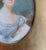 19th Century American School Miniature Watercolor Portrait of a Lady For Sale - Image 11 of 16