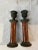Vintage Sarreid Ltd. Marble & Verdigris Candle Stick Holders- a Pair For Sale - Image 11 of 11