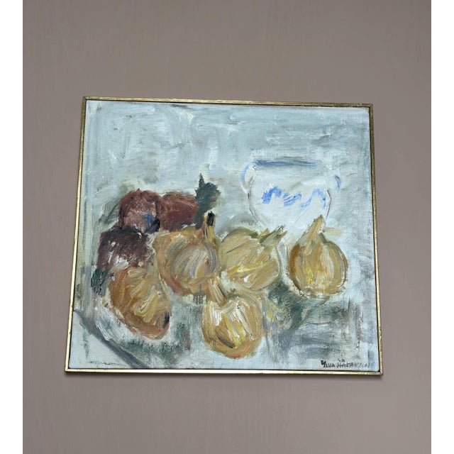 Ylva Hakanson Byström, Fruits, 1960s, Oil on Canvas, Framed For Sale - Image 7 of 18