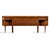 American of Martinsville American of Martinsville Dania Black and Walnut Headboard With Attached Nightstands For Sale - Image 4 of 14