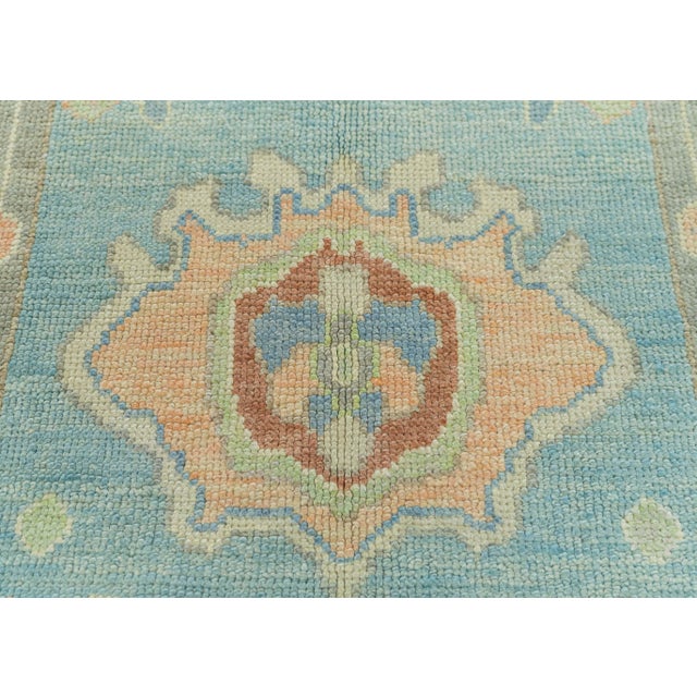 Turkish Oushak Rug 3'9" x 6' #20010 For Sale In Houston - Image 6 of 8