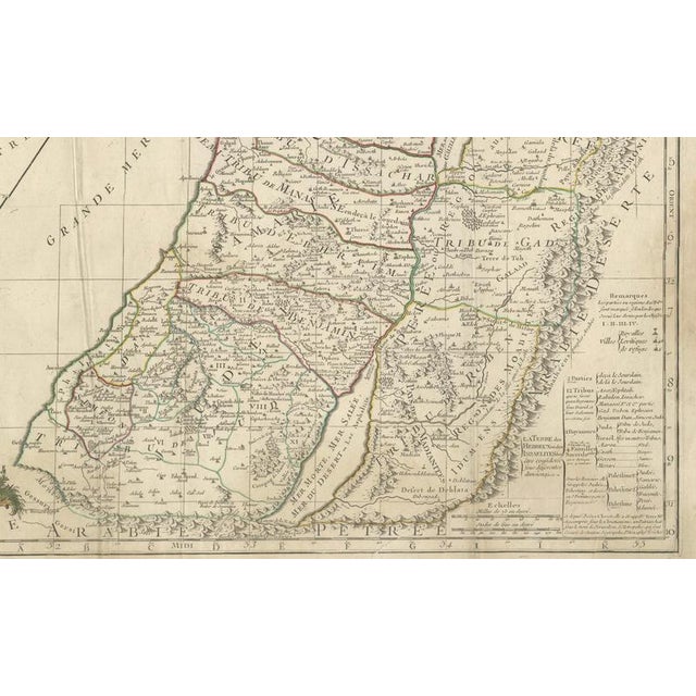 Map of the Twelve Tribes of Israel, 1798 For Sale - Image 5 of 9