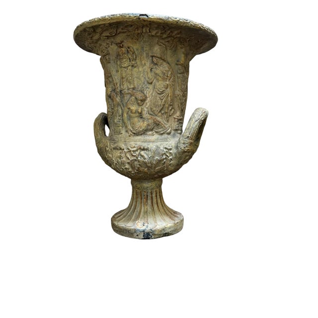 Vintage Italian Medici Amphora in Material.