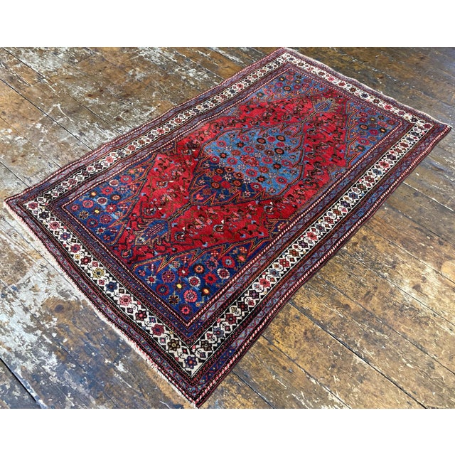 1920s Antique Hamadan Rug, 1920s For Sale - Image 5 of 18