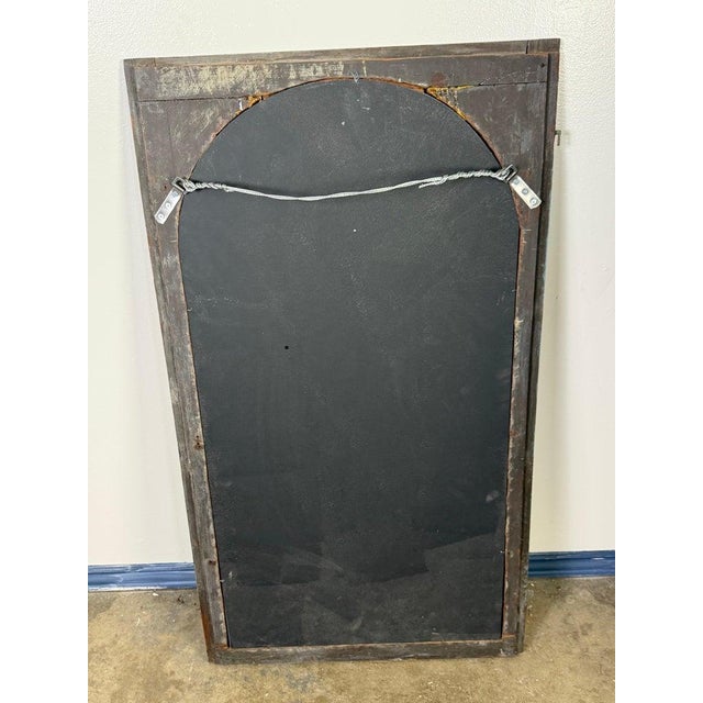 Cerulean 19th C. Italian Painted Mirror For Sale - Image 8 of 11