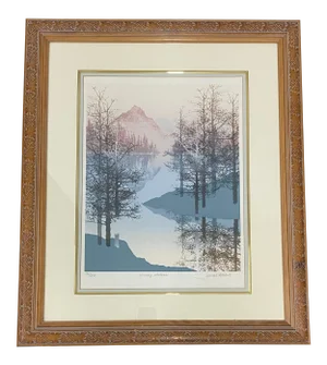 James Hagen 'Windy Waters" Original Serigraph C.1984