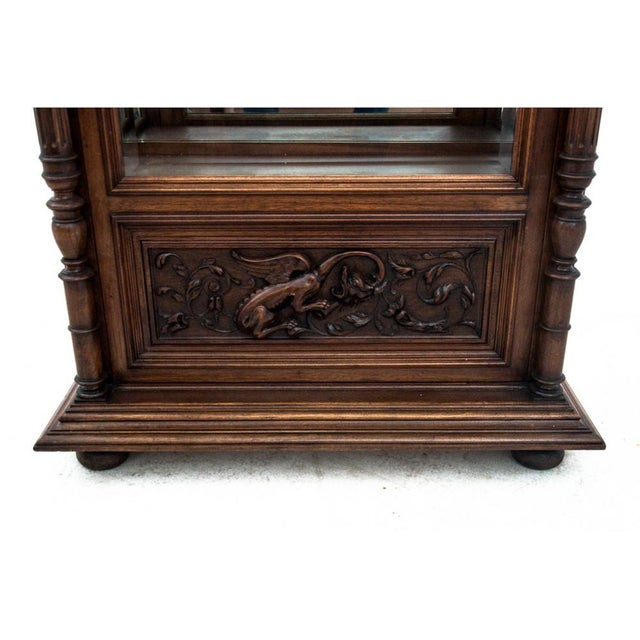 Wood French Showcase, 1800s For Sale - Image 7 of 11