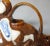 A charming ewer for sake from the Edo period. Hirado porcelain in classic brown glazing with cobalt accents, the ewer...