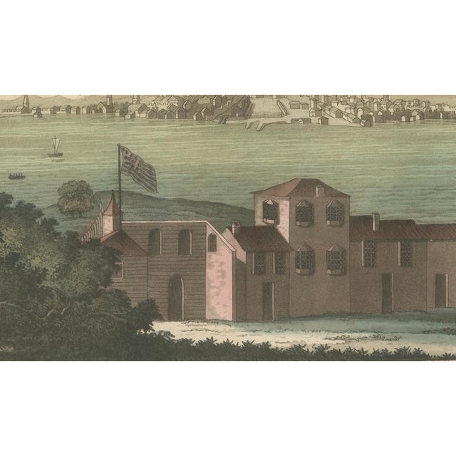 Early 19th Century Fumagalli, Boston Harbor View from Castle William, 1827, Paper For Sale - Image 5 of 10