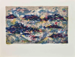 Claude Cléro, Abstract Composition, Original Etching, 1970s