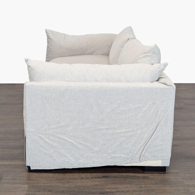 Modern Four Hands Habitat Modern Loveseat With Plush Cushions For Sale - Image 3 of 7