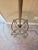Metal Frederick Cooper Iron Floor Lamp With Glass Table For Sale - Image 7 of 13