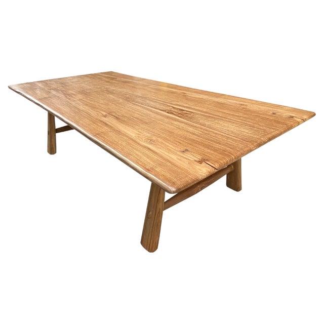 Andrianna Shamaris Midcentury Couture Teak Wood Dining Table For Sale - Image 15 of 18