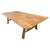 Andrianna Shamaris Midcentury Couture Teak Wood Dining Table For Sale - Image 15 of 18