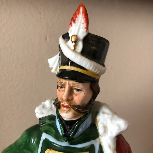 Ceramic 1920s Capodimonte Porcelain Napoleonic Generals/Figurines Set of 2 For Sale - Image 7 of 12