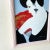 Postmodern/Chinoiserie Framed and Signed Oil Painting of Lady With Fan For Sale In Miami - Image 6 of 8