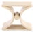 Parchment-Covered Waterfall Coffee or End Table in the Manner of Jean-Michel Frank, Contemporary For Sale