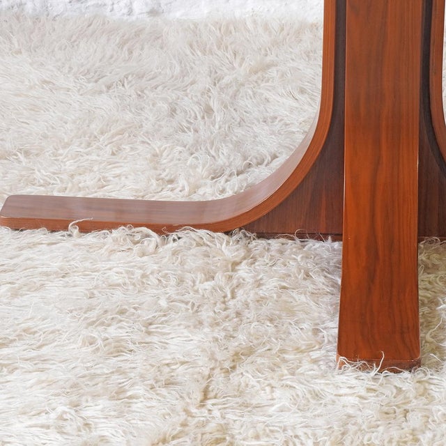 Brown Mid-Century Walnut Dining Table, 1960s For Sale - Image 8 of 17