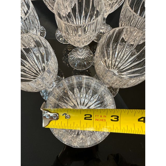 Wine Mikasa Park Lane Crystal Wine Glasses - Set of 10 For Sale - Image 8 of 11