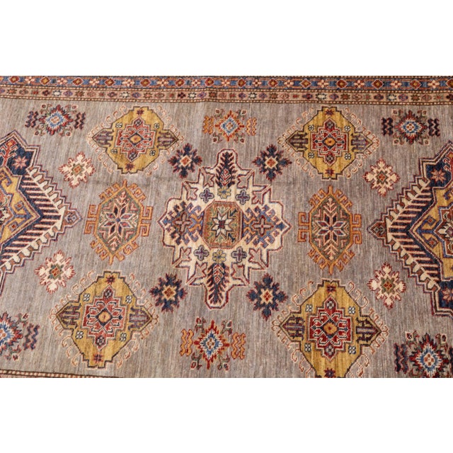 Contemporary Fine Pak Kazak Rug 6'0" X 9'3'' For Sale - Image 10 of 12