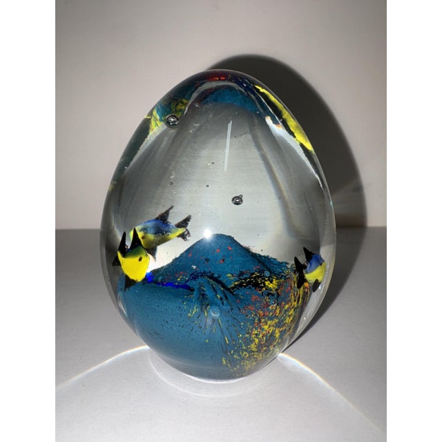 Vintage Murano Glass Paperweight, 1950 For Sale - Image 4 of 7
