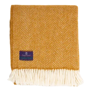 Highland Tweeds Wool Herringbone Throw _ Whis