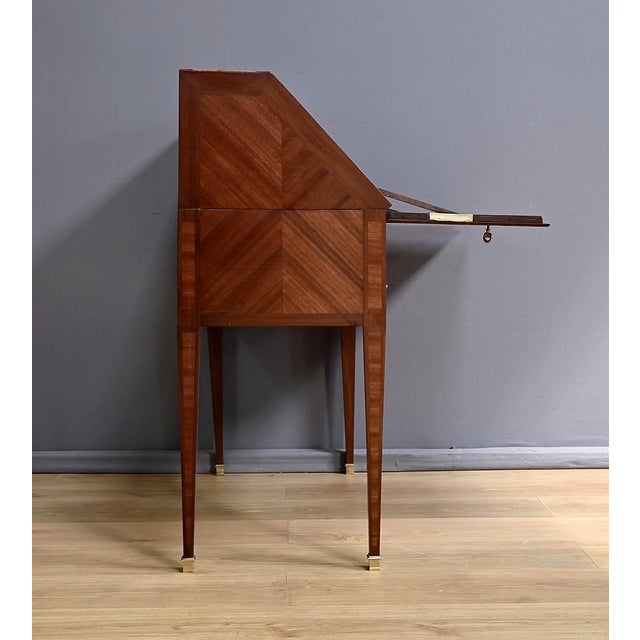 Louis XVI Style Mahogany Sloping Desk For Sale - Image 14 of 18