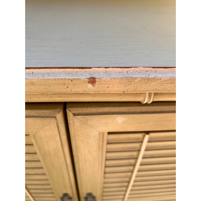 Henry Link 1970s Henry Link Bali Hai Cabinet & Hutch For Sale - Image 4 of 12