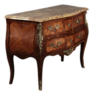 Antique French Napoleon III Louis XV Style Commode, 1860s