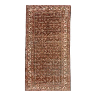Antique Persian Mahal Gallery Rug - 05'03 X 09'11 For Sale