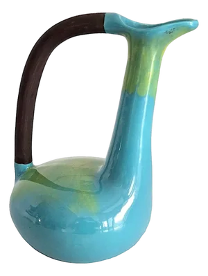 Mid 20th Century Jaru California Art Pottery Bird Vase by Edmund Ronaky