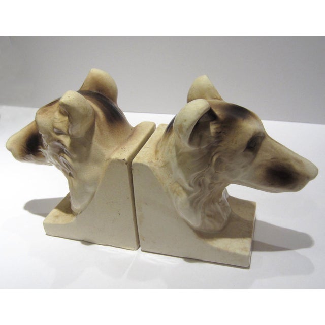 1950s Vintage Ceramic Dog Bookends A Pair Chairish