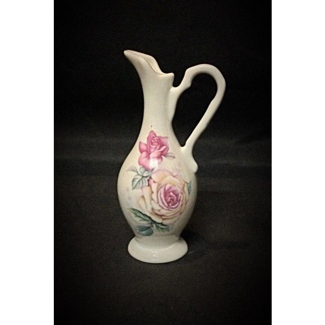 Vintage Miniature Vase "Tentsin Porcelain Hp" With Floral Decor For Sale In New York - Image 6 of 7