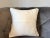 Vintage Turkish Kilim Pillow, Natural Hemp Ivory Beige Cushion, Handwoven Anatolian Pillow With Insert, 16x16 In For Sale In New York - Image 6 of 7