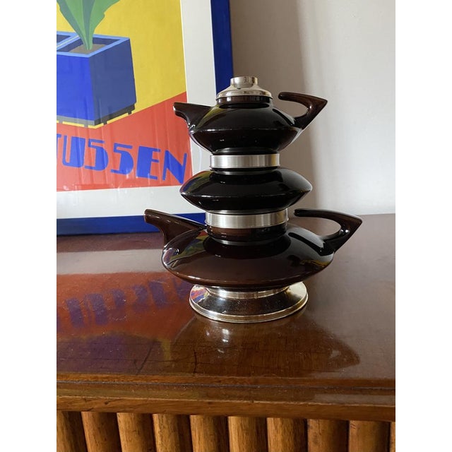 Mid-Century Modern Mid-Century Modern SC3 Piled Up Tea Set, Italy 1970s, Set of 3 For Sale - Image 3 of 16