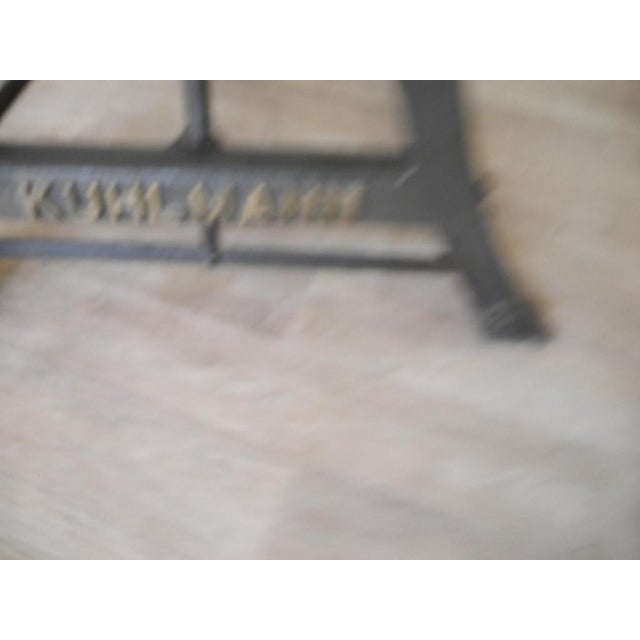 Vintage Iron Architects Drawing Table, 1920s For Sale - Image 9 of 18