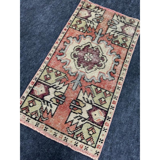 Early 21st Century Turkish Yastik Rug 1'6" x 2'9" For Sale - Image 5 of 5