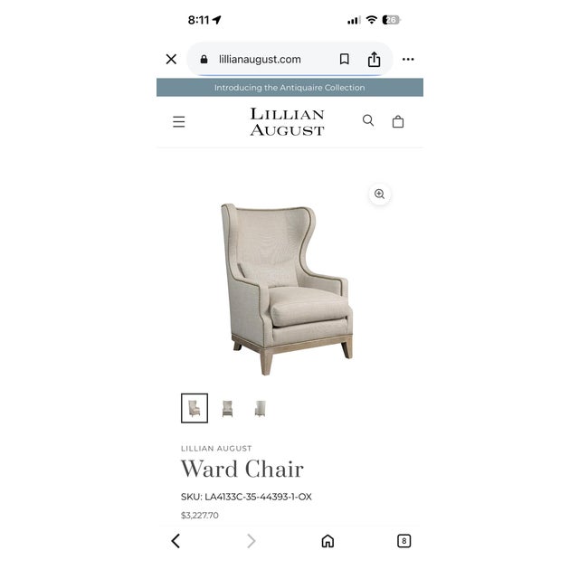 Lillian August Ward Chairs For Sale In New York - Image 6 of 7