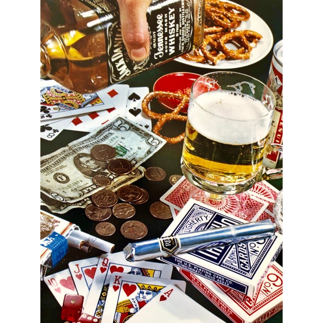 1980s Pop Art Vintage Color Photograph Dye Transfer Print "Royal Flush" Audrey Flack, 1984 For Sale - Image 5 of 10