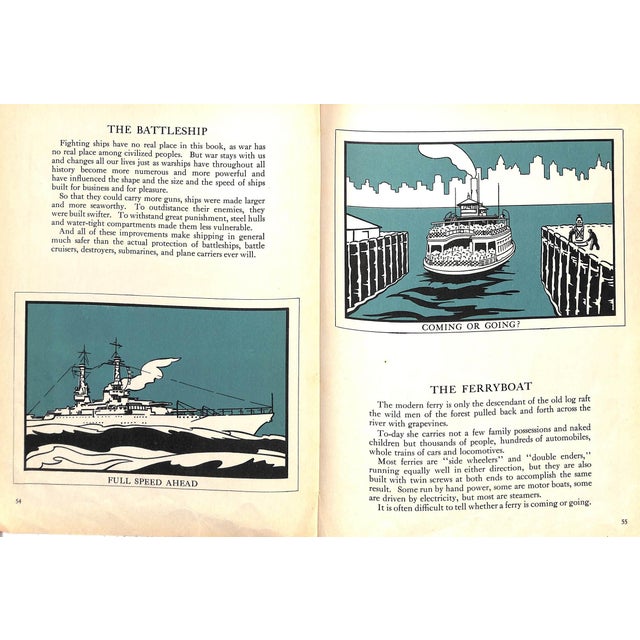 Traditional "The Picture Book of Ships" 1938 Gimmage, Peter [Told By] & Craig, Helen [Pictured By] For Sale - Image 3 of 12
