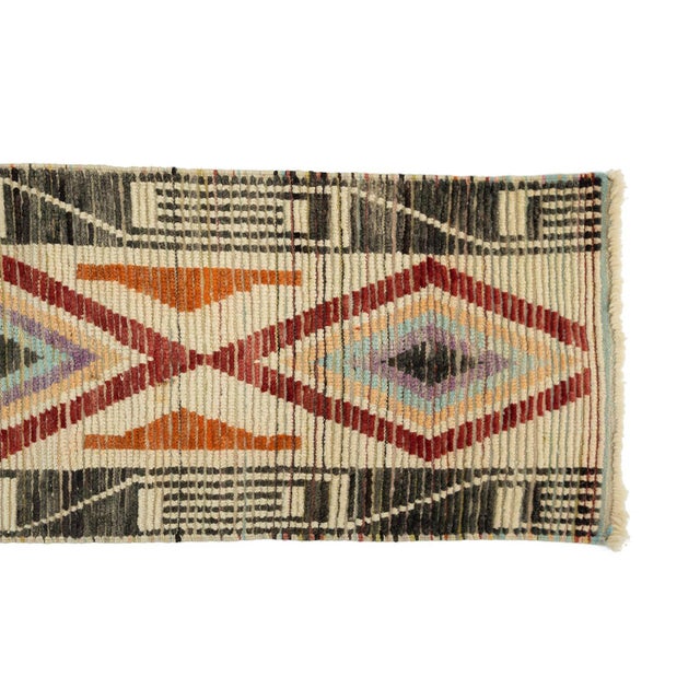 Contemporary Hand-Knotted Wool Premium Rug by Azele Studio For Sale - Image 3 of 11