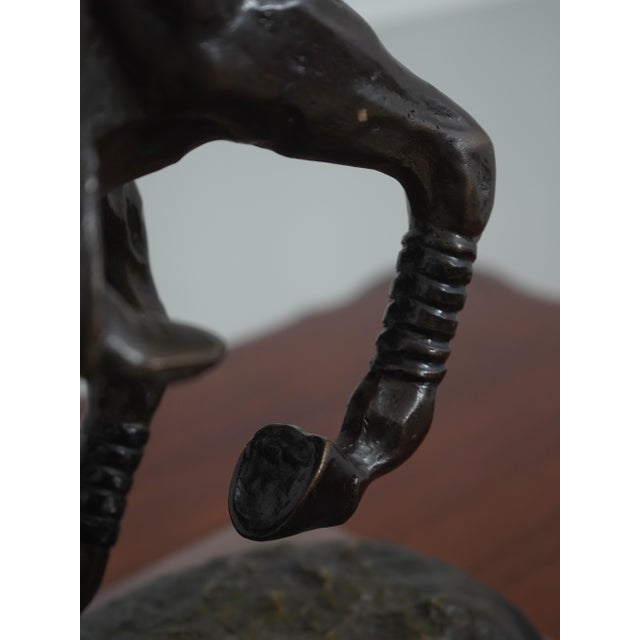 Maitland Smith Bronze Polo Jockey on Horse Sculpture For Sale In Philadelphia - Image 6 of 15
