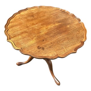 Pie Crust Table, Mahogany For Sale