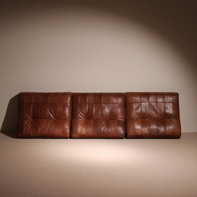 DS-80 Daybed in Cognac Patchwork Leather from de Sede, Switzerland, 1970s For Sale - Image 17 of 18