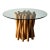 Bundled Bamboo Glass-Top Dining Table, Attributed to Budji Layug, 1970s For Sale