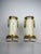 Beige Antique French Onyx and Gilt Bronze Vases, 1800s, Set of 2 For Sale - Image 8 of 9