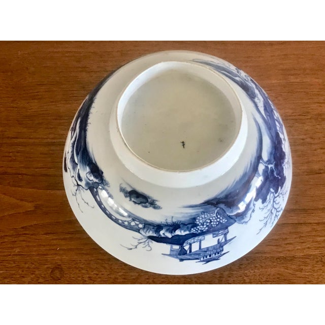 White 18th Century First Period Dr. Wall Worcester Porcelain Bowl For Sale - Image 8 of 13